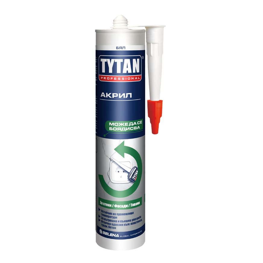 Акрилен уплътнител Tytan 500гр бял