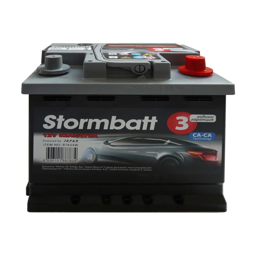 Акумулатор Stormbatt 80Ah, 720EN