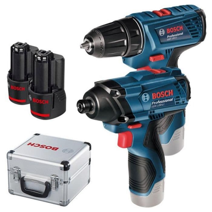 Акумулаторен гайковерт GDR 120Li + акумулаторен винтоверт GSR 120Li Bosch Combo Kit 12V / 100Nm  
