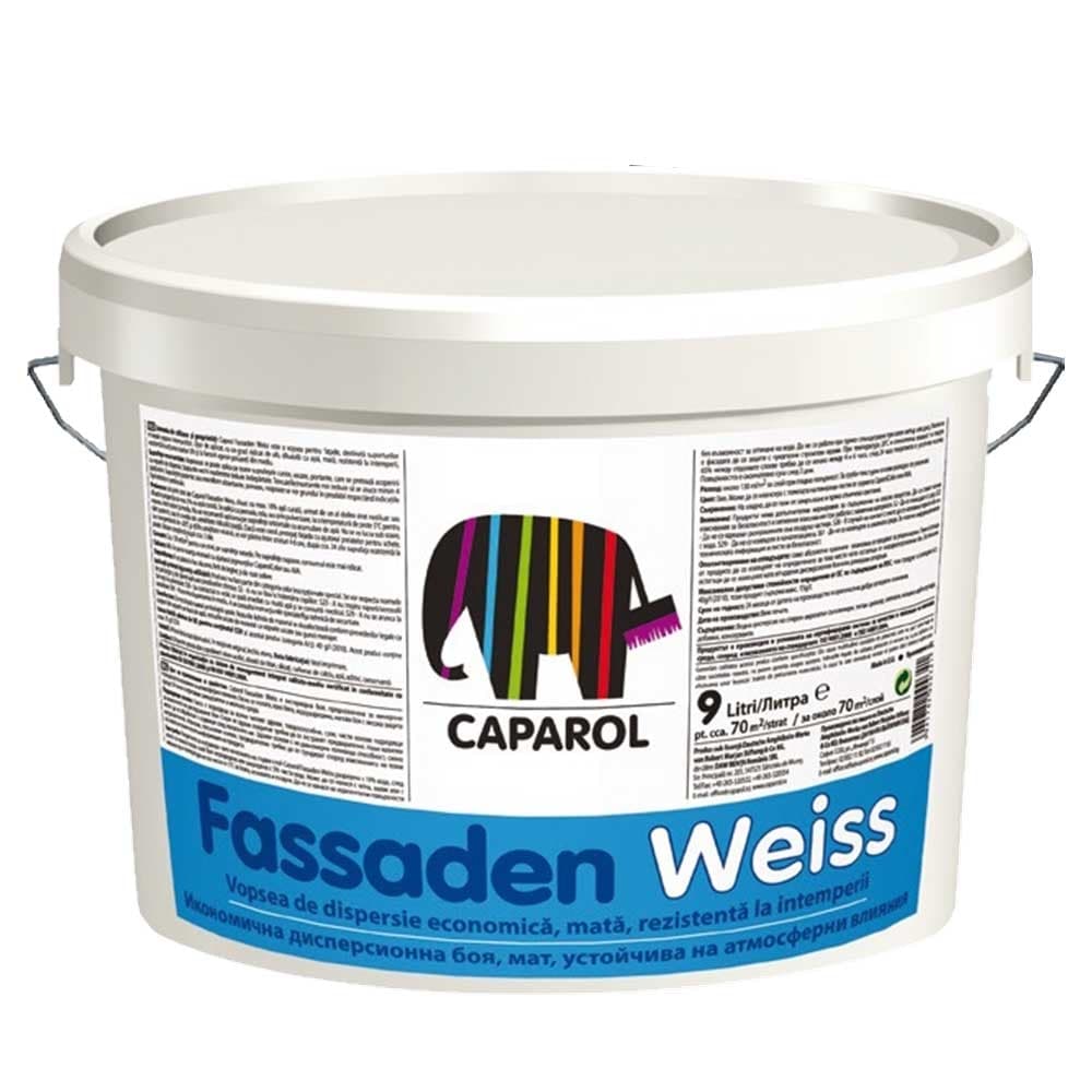 Бяла фасадна боя Caparol Fassaden Weiss 15л