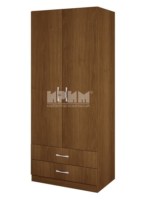 Гардероб City 1008, цвят Орех