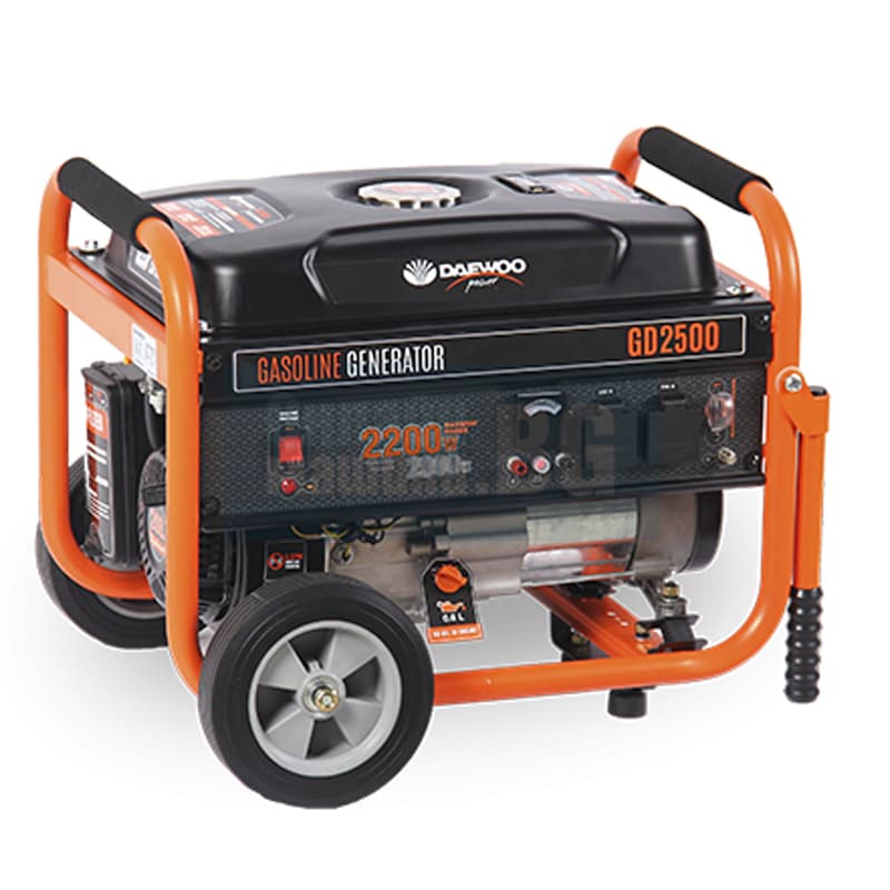 Бензинов монофазен генератор Daewoo GD2500 / 2000W