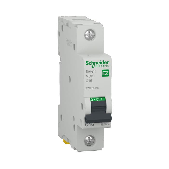 Прекъсвач Schneider Easy9 EZ9F35116 / 1P / 16A / крива С / 6kA