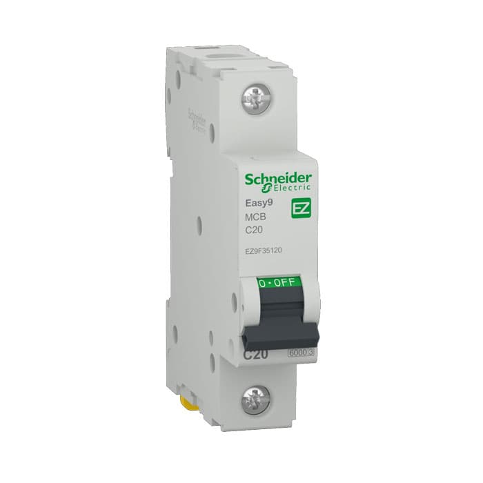 Прекъсвач Schneider Easy9 EZ9F35120 / 1P / 20A / крива С / 6kA