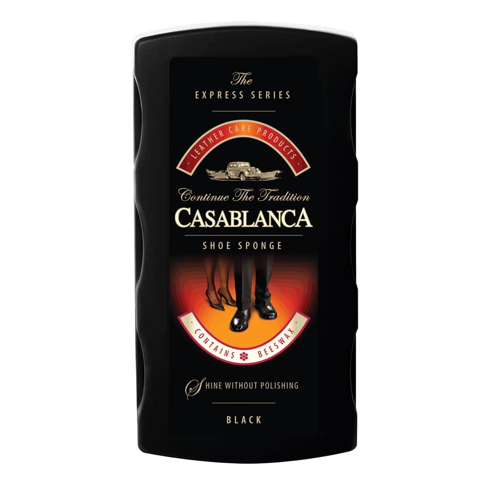 Полираща гъба голяма Casablanca черна