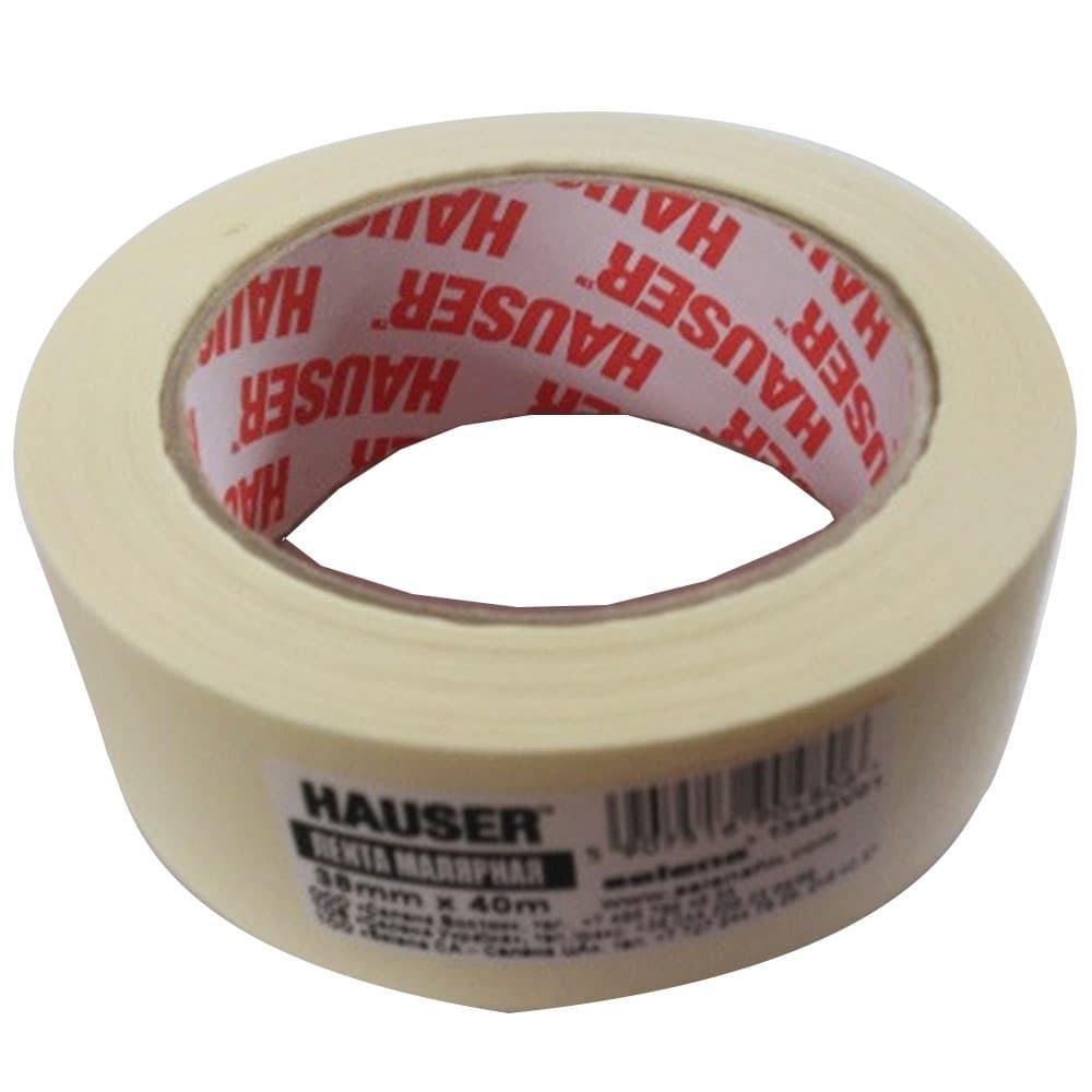 Хартиено тиксо Hauser Classic 30 мм х 40м / жълто