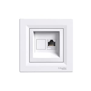 Компютърна розетка CAT 5E Schneider Asfora EPH4300121 бяла 