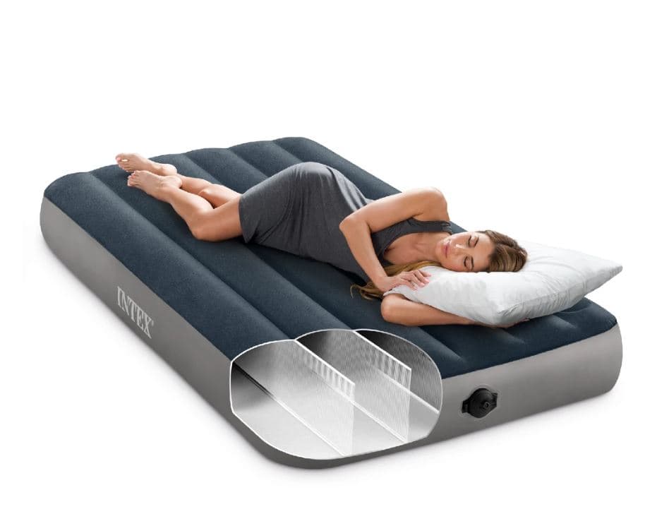 Надуваем дюшек Intex Dura-Beam Single-High 64781 / 191х99х25см