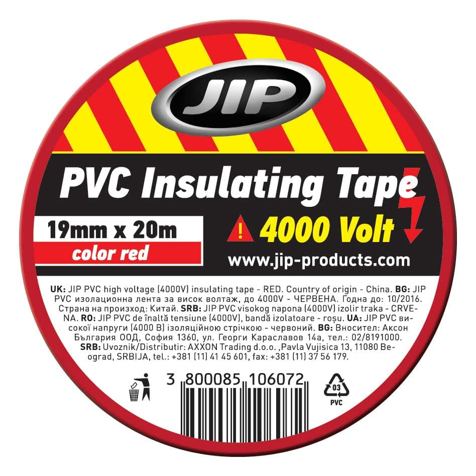 Изолираща лента PVC01 JIP 19мм/20м цветна