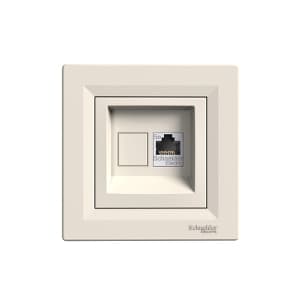 Компютърна розетка CAT 5E Schneider Asfora EPH4300123 крем           