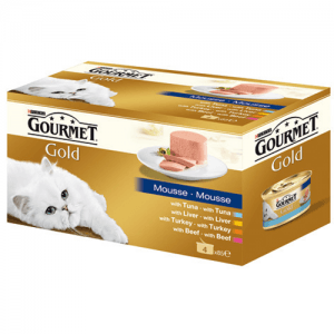 Консерва за котки GOURMET GOLD пастет 4x85 гр.