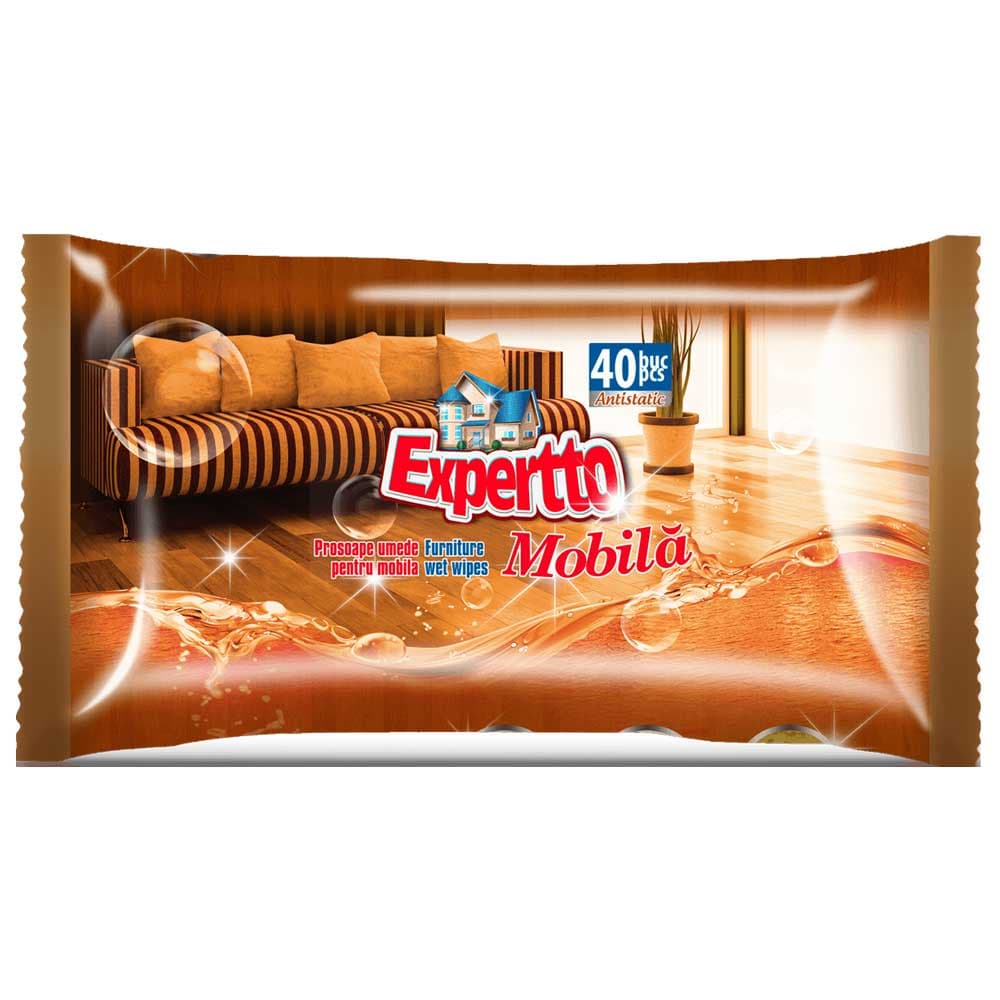 Мокри кърпи за мебели Expertto 40 броя