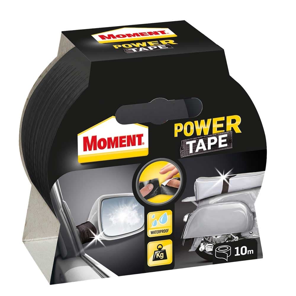 Лепяща лента Moment Power Tape черна 10м
