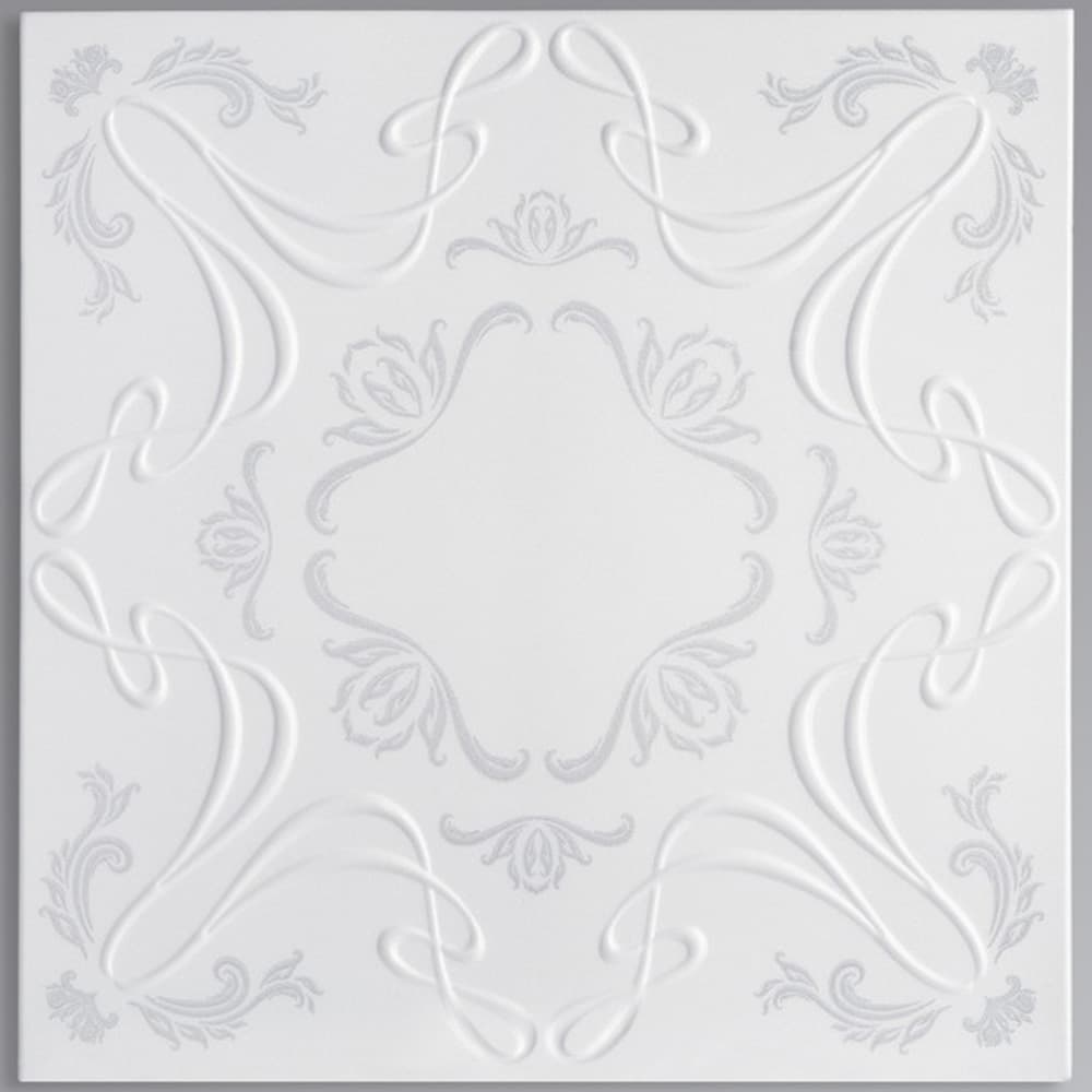 Декоративни плочи за таван Poetry pearls 50х50см перла