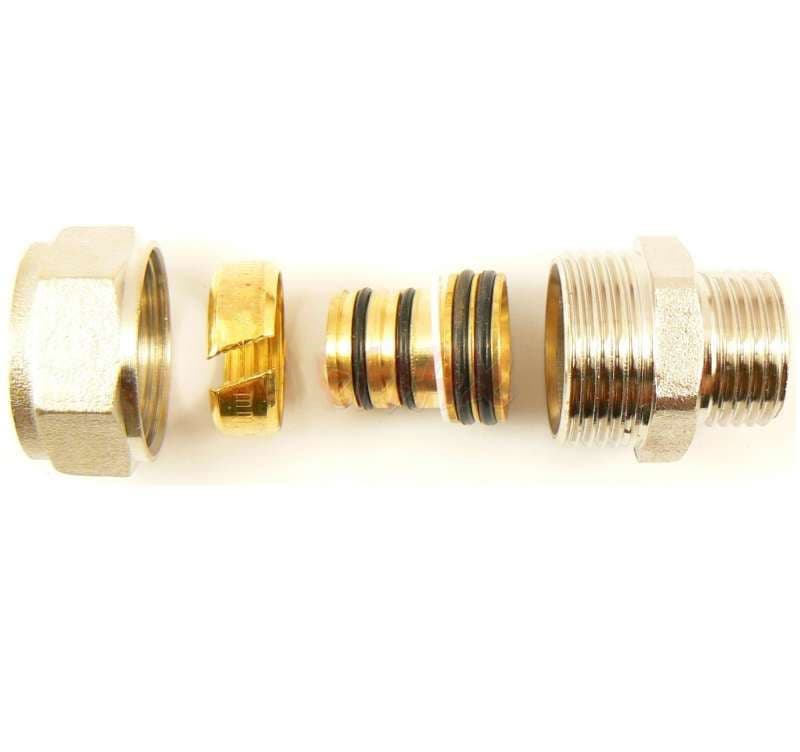 Адаптор THS Thermostyle прав Ф16 х 1/2" М
