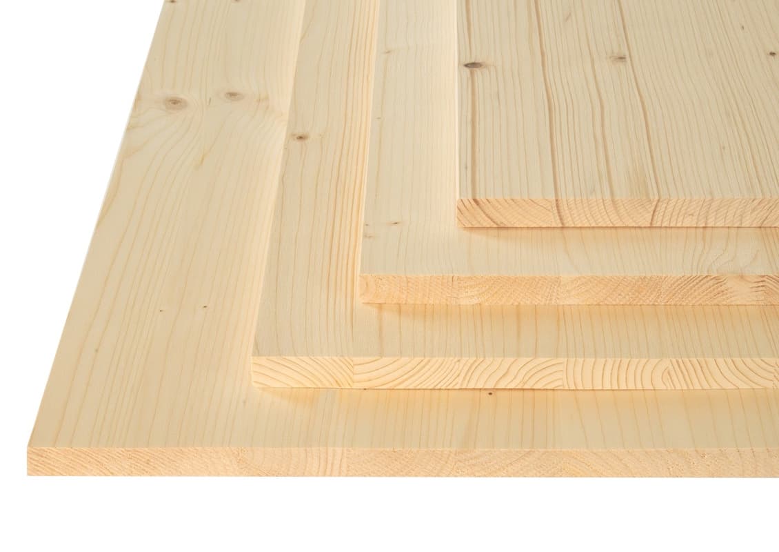 Слепено дърво смърч / ела 1200x500x28мм