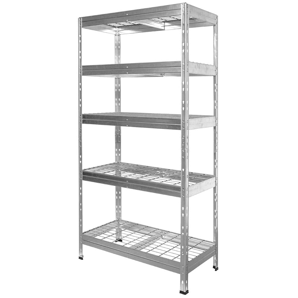 Метален стелаж Rivet 300 мрежа 180x90x45 см, до 300 кг на рафт