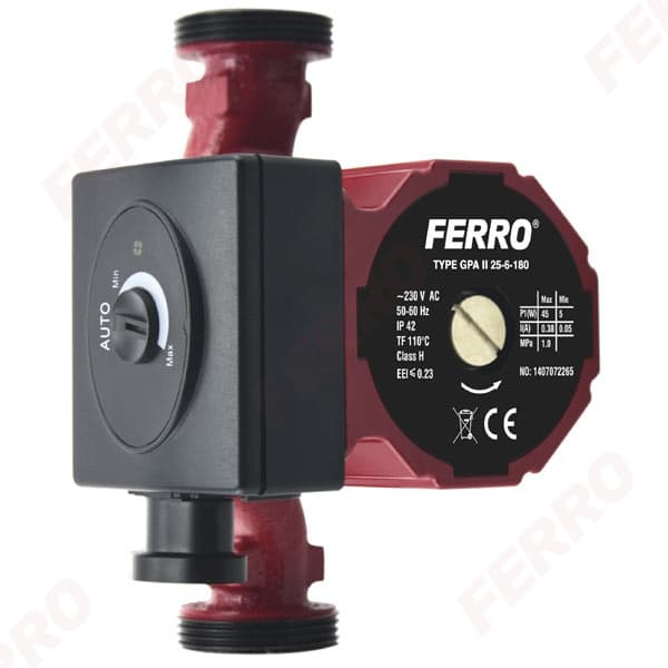 Циркулационна помпа Ferro GPA II 25-6-180