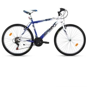 Велосипед leopard eco 26 бяло и синьо