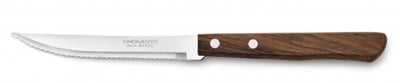 Нож за стек с дървена дръжка Sim-Bigger Cucina 1604-3 / 3 броя
