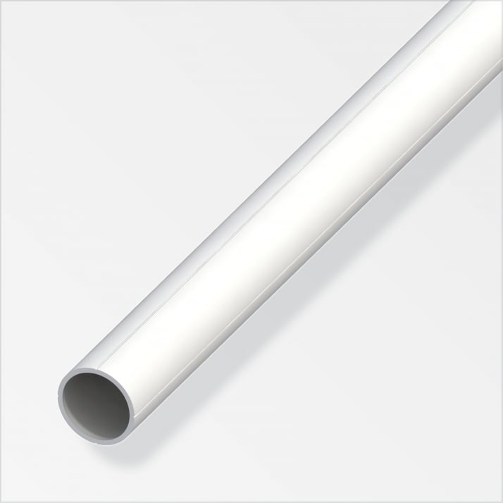 PVC тръба бяла 7.5х1мм / 1м / 21042