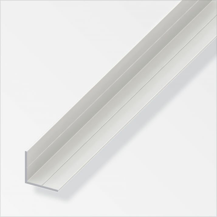 PVC профил ъглов бял 35.5х35.5 mm / 1m / 21614