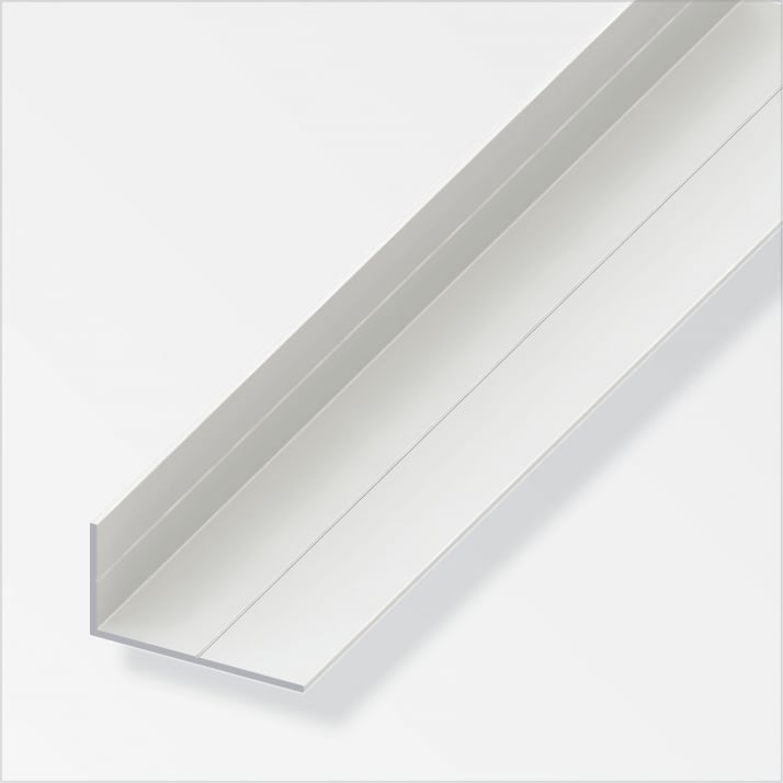 PVC профил ъглов бял 15.5х27.5 mm / 1m / 21686