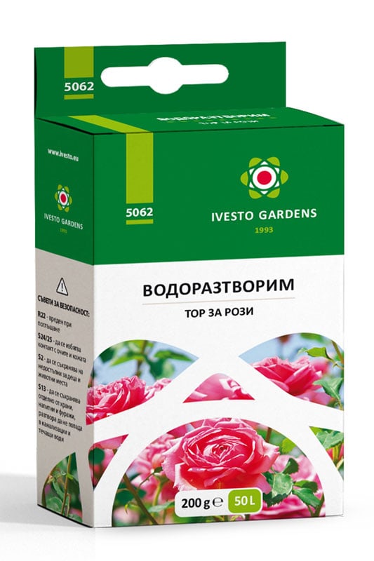 Водоразтворим тор за рози Ivesto 200г