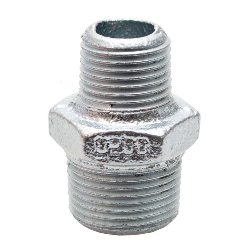 Редуктивен поцинкован нипел 3/4“ х 1/2“  
