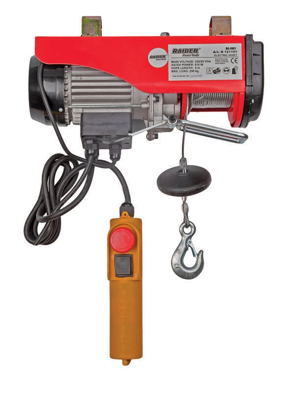 Електрически телфер Raider RD-EH02 500kg 1020W