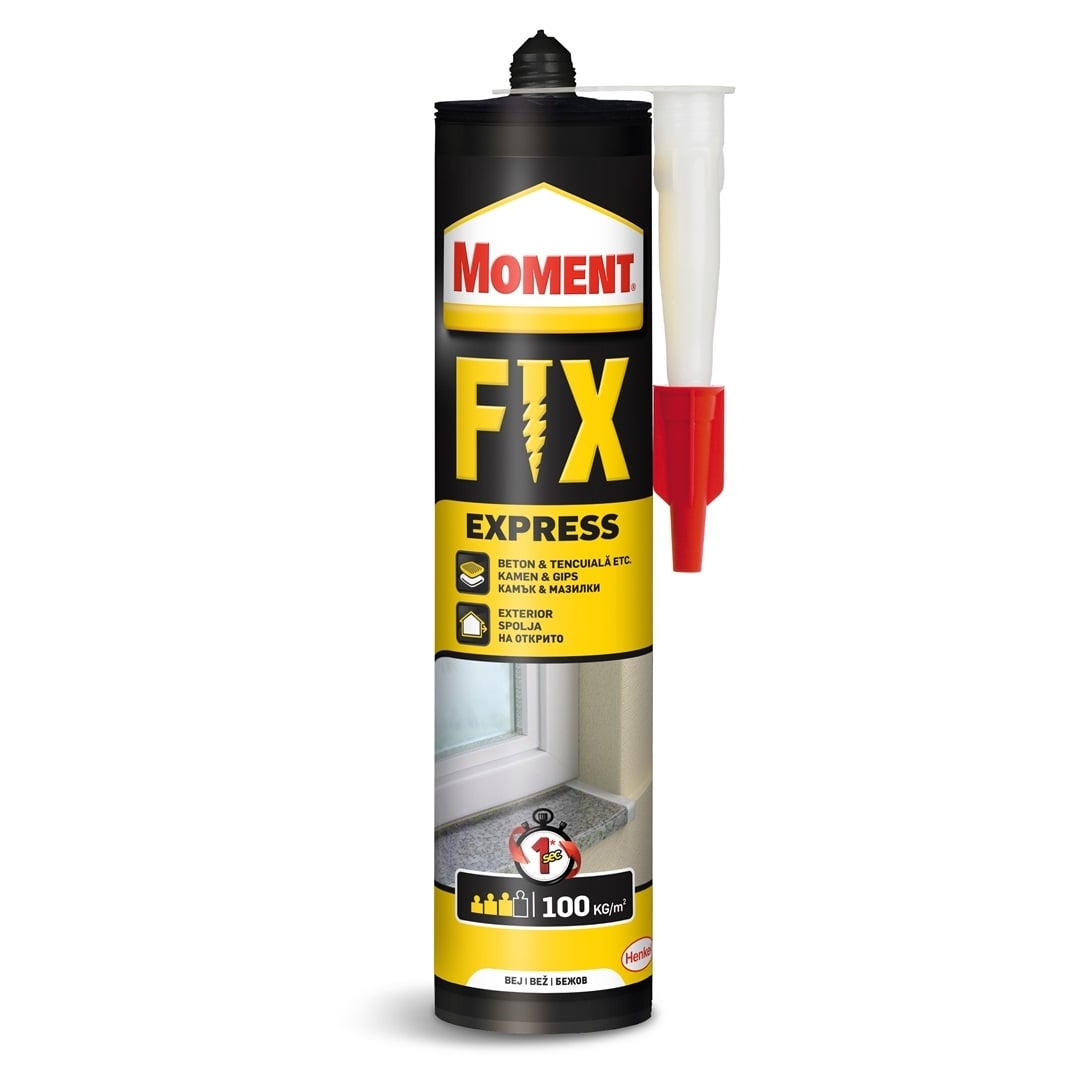 Монтажно бързосвързващо лепило Moment Express Fix PL600 375г