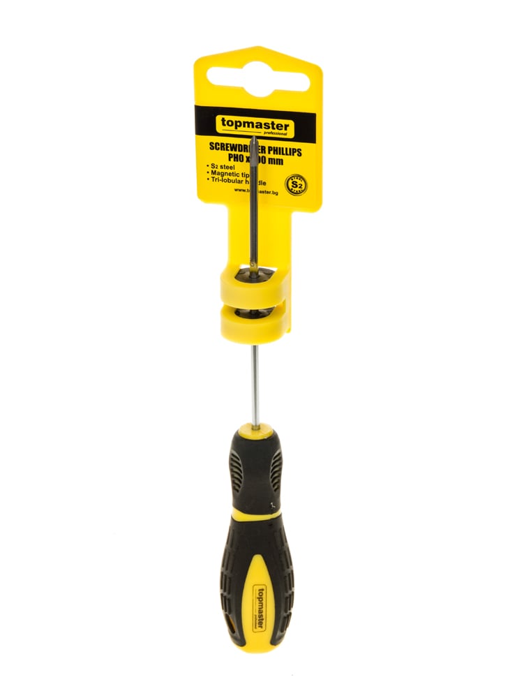 Кръстата отвертка Top Master Pro CR-V Ph0 3х100mm 