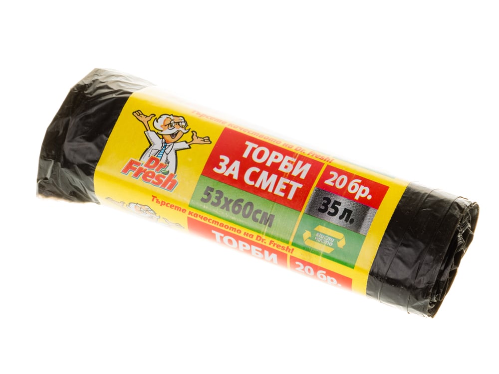 Торби за смет Д-р Фреш 35 л / 20 броя