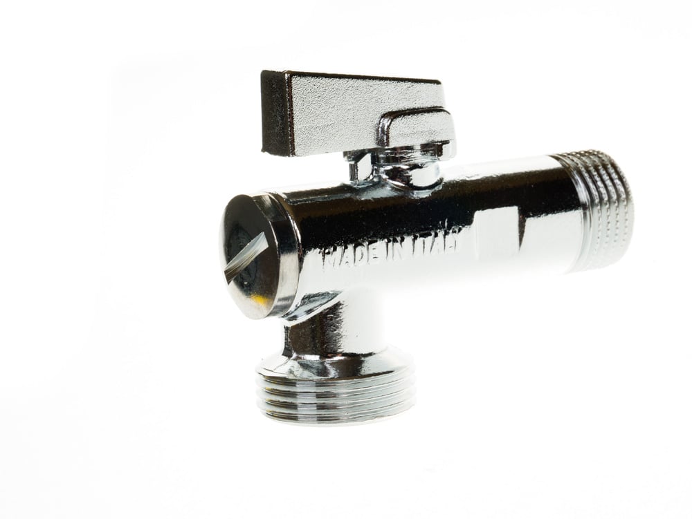 Кран сферичен ъглов с филтър 1/2“х3/4“