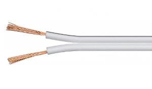 Кабел ШВПЛ-А H03VH-H бял 2х0.75мм 10м