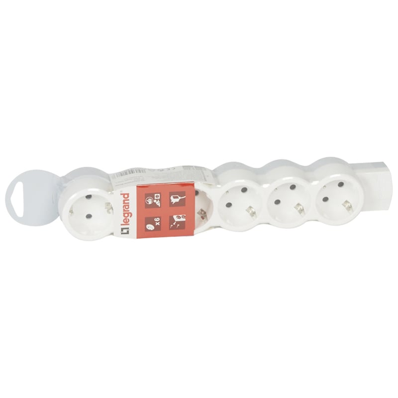 Разклонител без кабел Standard 6x2P+E