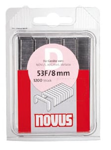Скоби за такери Novus 11.3х1.25х8мм / 1200 броя