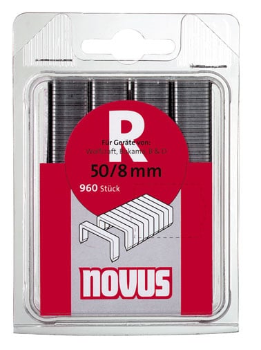 Скоби за такери Novus 12.5x1.25x8мм / 960 броя