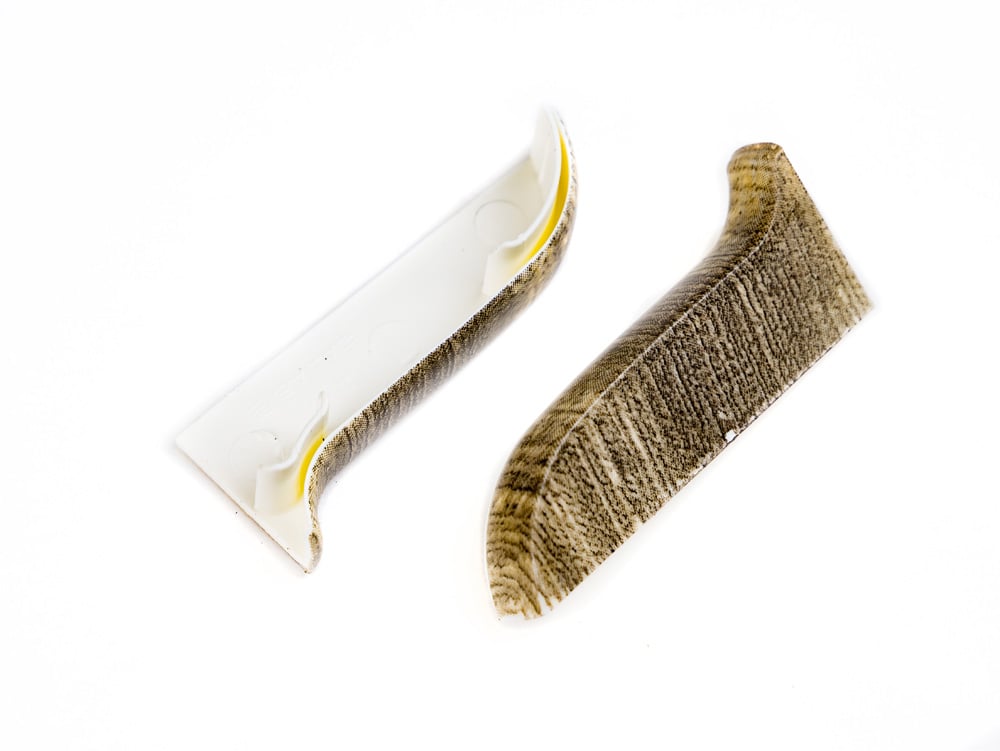 Лява и дясна тапа за PVC перваз Salag SG56/74 Дъб масари 2 броя 