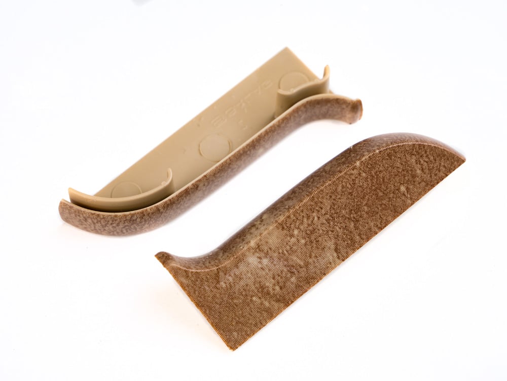 Лява и дясна тапа за PVC перваз Salag SG56/34 Тъмен камък 2 броя