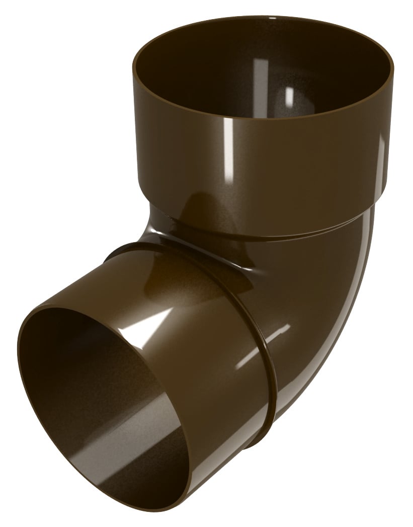 Дъга Rainpipe ø100 87.5° кафяво