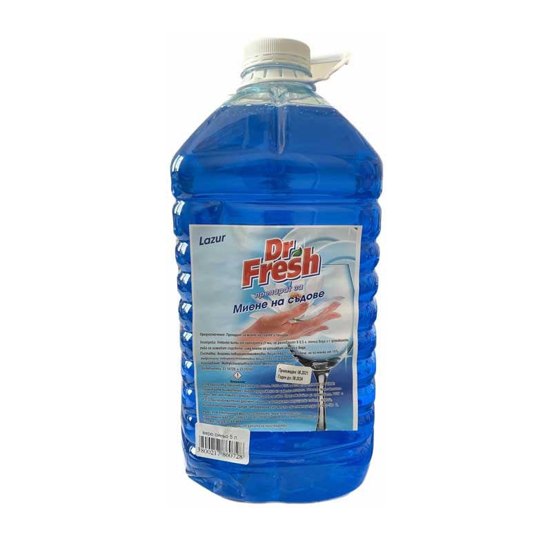 Веро с ланолин Dr.Fresh синьо 5л 