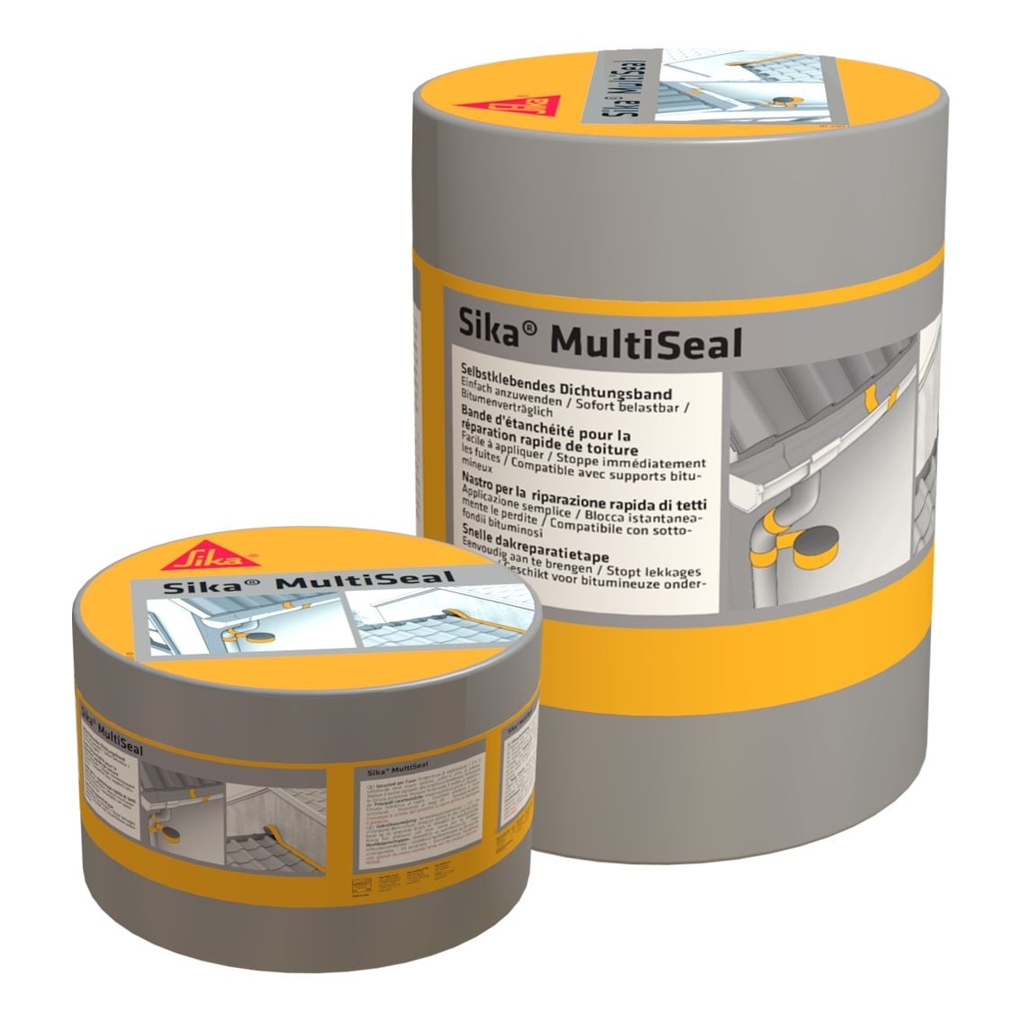 Самозалепваща битумна лента Sika Multiseal T 5 см х 10 м сива