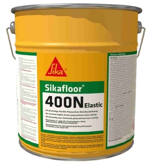 Полиуретаново високоеластично покритие Sikafloor-400 N Elastic RAL7032 сиво 6кг
