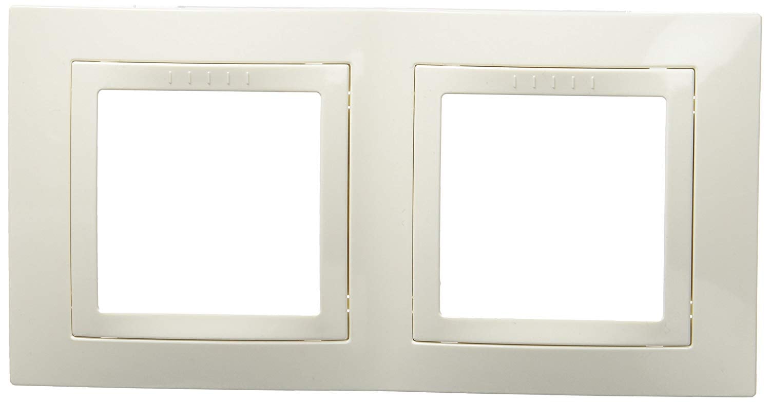 Двойна рамка Schneider Unica Basic MGU2.004.25 слонова кост 