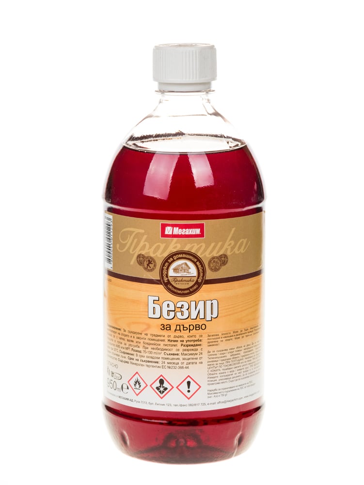 Безир за дърво Практика 950ml