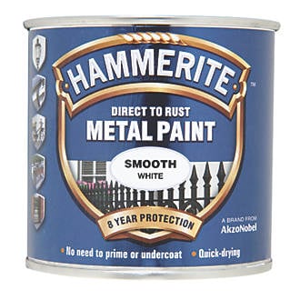 Боя за метал Hammerite гланц бял 750 мл