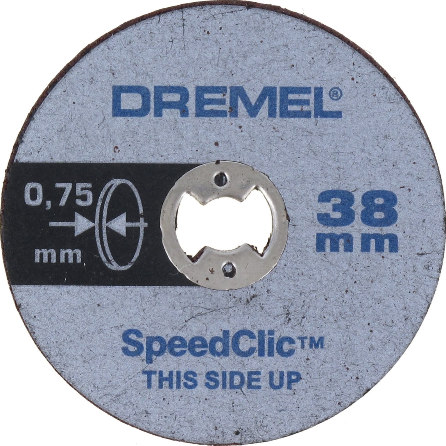 Тънък диск за рязане Bosch Dremel EZ SpeedClic 38мм / 0.75мм / 5 броя