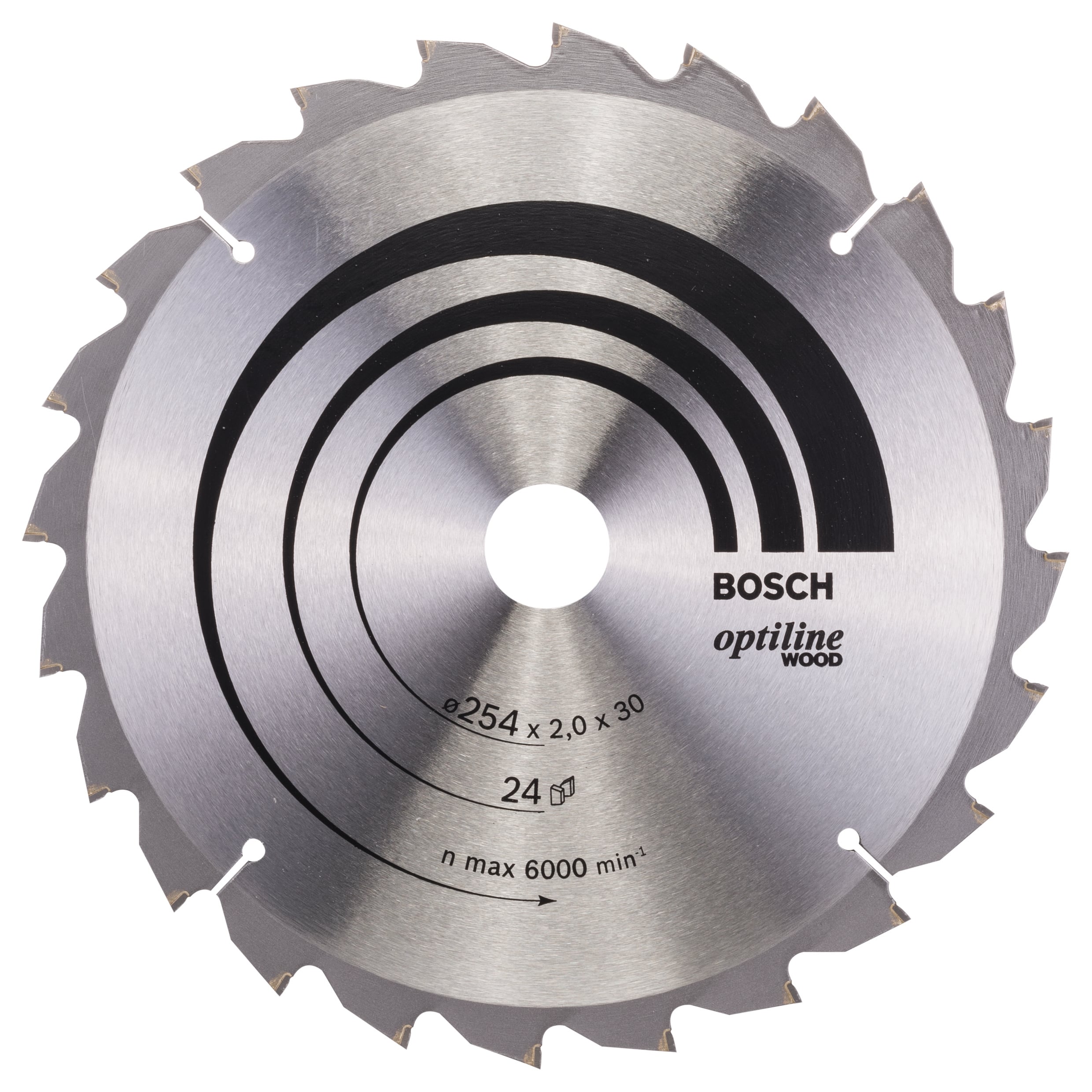 Диск за циркуляр за дърво Bosch Z24 254х2х30мм 
