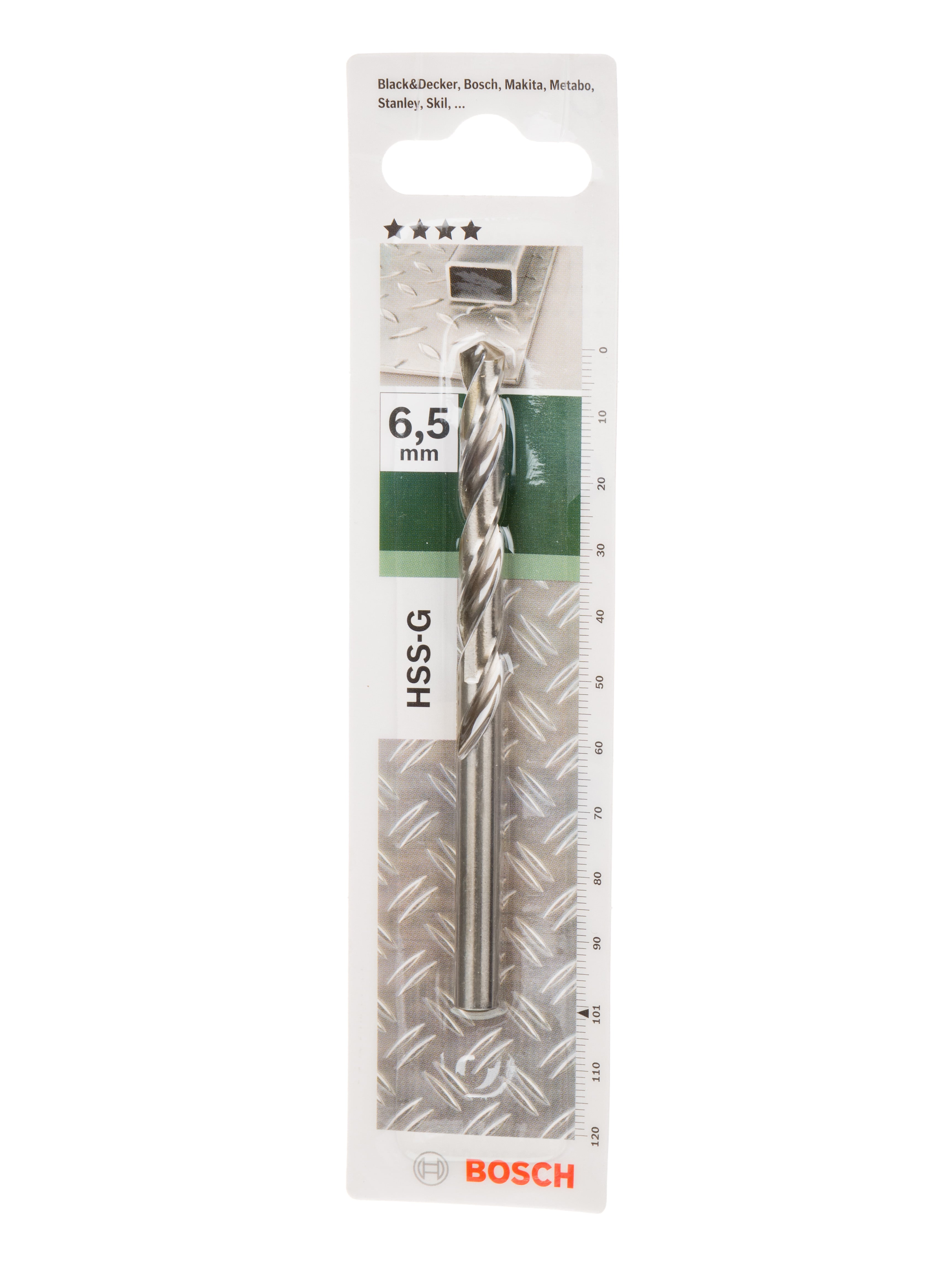 Свредло Bosch HSS-G ø6.5мм / 63х101мм